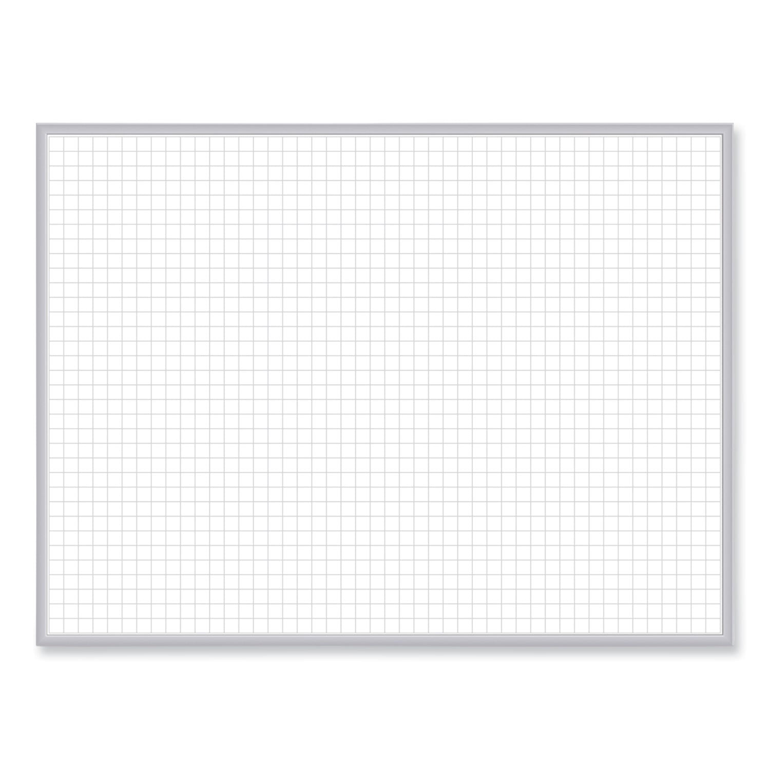 Non-Magnetic Whiteboard with Aluminum Frame, 36" x 23.81", White Surface, Satin Aluminum Frame