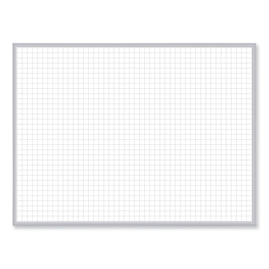Non-Magnetic Whiteboard with Aluminum Frame, 36" x 23.81", White Surface, Satin Aluminum Frame