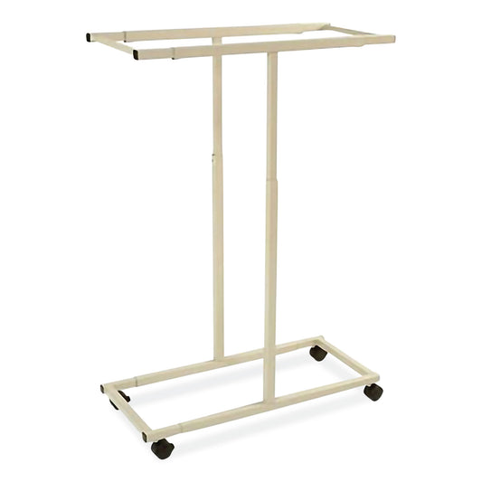 Mobile Vertical File, 12 Hanging Clamps, 39.25w x 16d x 52h, Tan