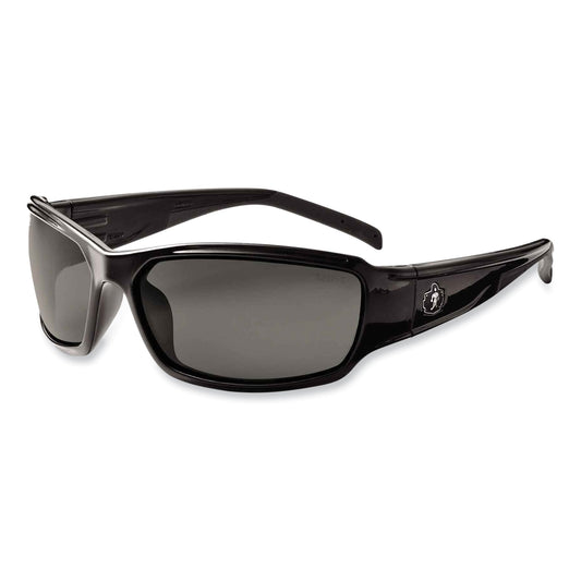 Skullerz Thor Safety Glasses, Black Full Frame, Polarized Smoke Dual Lens