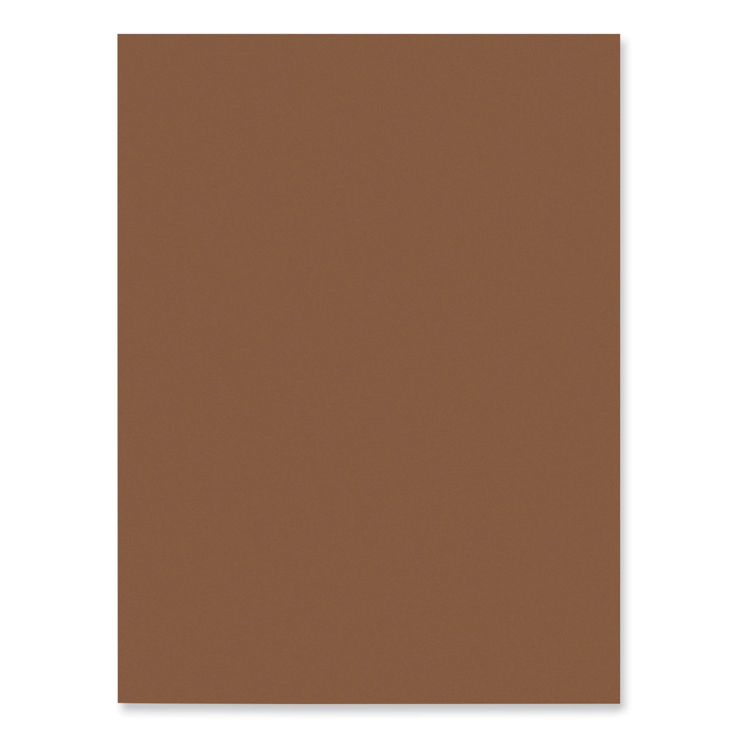 SunWorks Construction Paper, 58 lb Text Weight, 9 x 12, Brown, 50/Pack