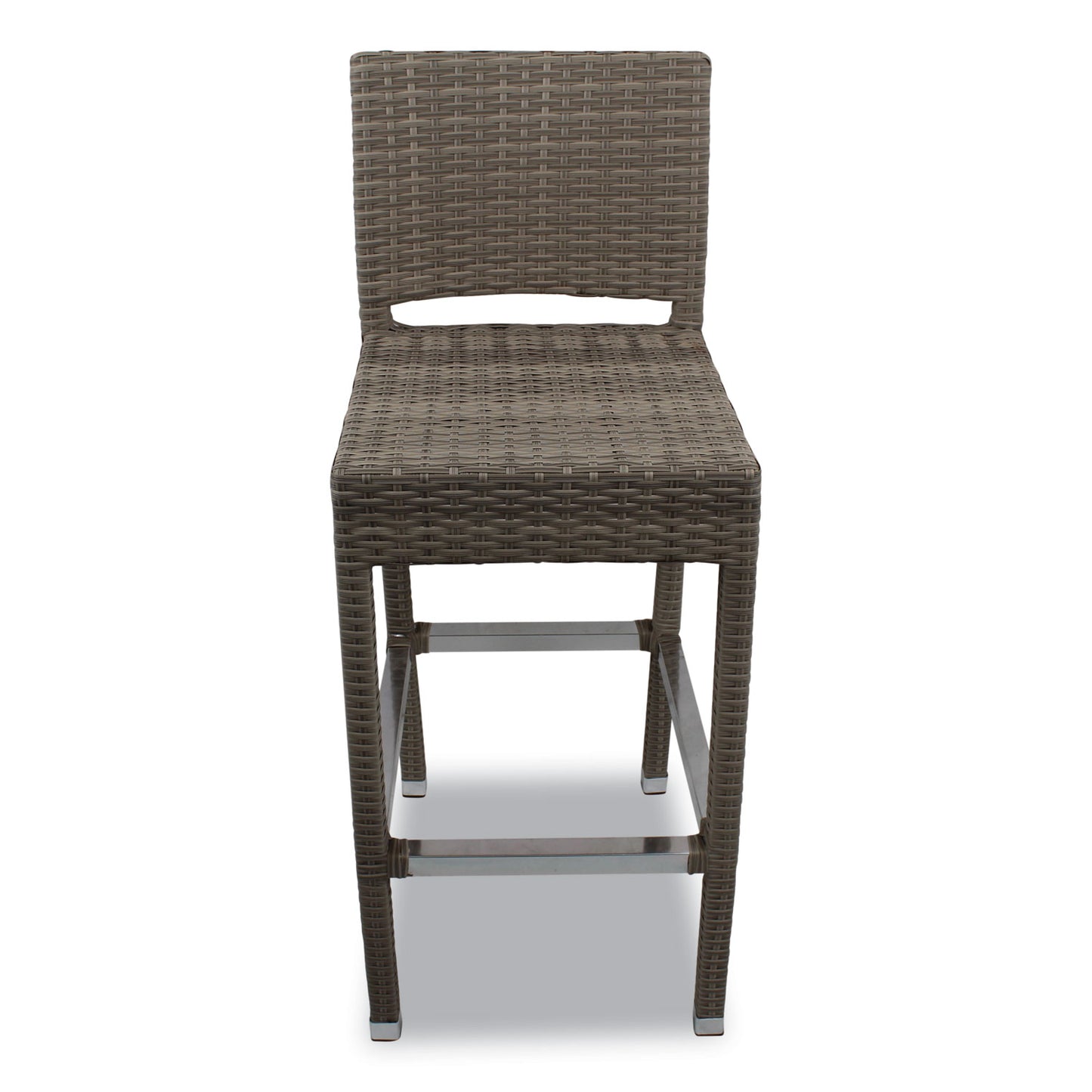 Gama Series Barstools, Supports Up to 300 lb, 31.25" Seat Height, Ivory Seat, Ivory Back, Ivory Base