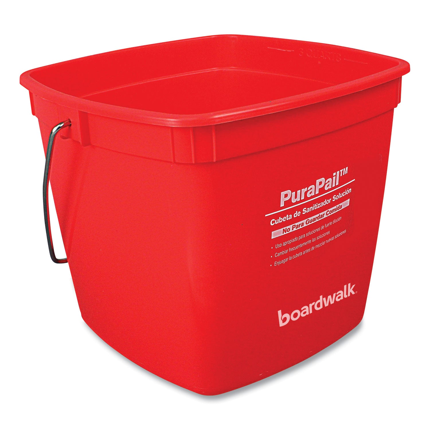 PuraPail, 6 qt, Red/White