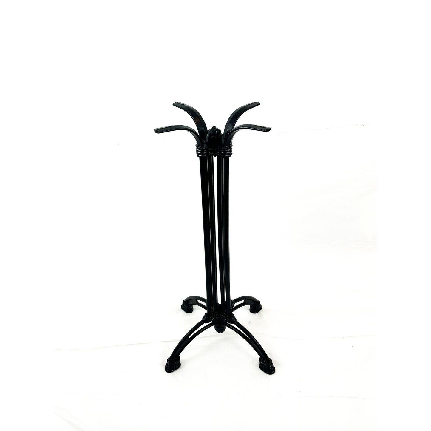 Solid Wood Tables, Cast Aluminum Base, Square, 36w x 36d x 41.5h, Natural