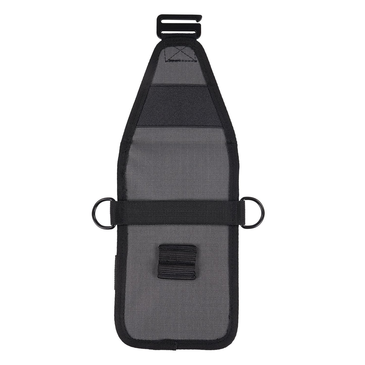 Arsenal 5568 Belt Loop Tool Pouch with Device Holster, 4 Compartments, 5 x 2 x 8.5, Polyester, Gray