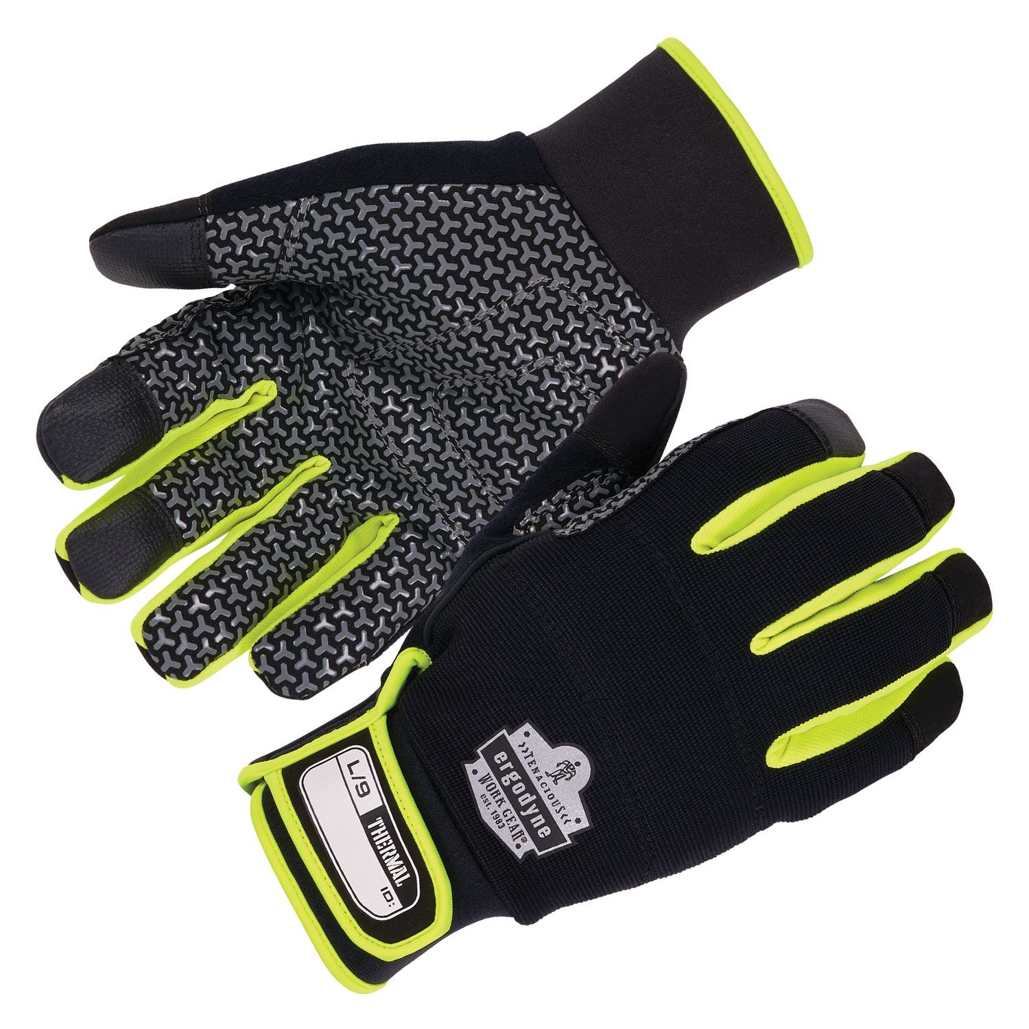 ProFlex 850 Insulated Freezer Gloves, EN388: 3X22B, 9" Long, X-Large, Black, Pair